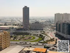 Empty Partial City View 1 BHK Available For Sale in Ajman Pearl Towers Ajman