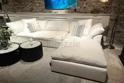 Luscious feather 🪶 filled modular sofa