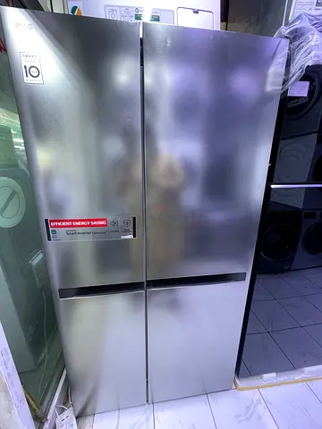 LG like new fridge freezer double door side by side perfect working free delivery with warranty