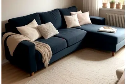 Elegant beautiful 3 seater L shape Sofa