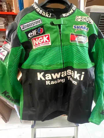 Kawasaki Racing Leather Jacket