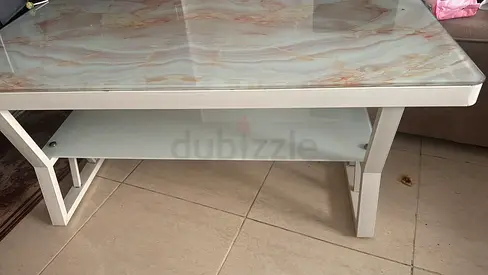Modern Coffee Table with Glass Top