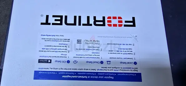 Fortinet Key Security Device