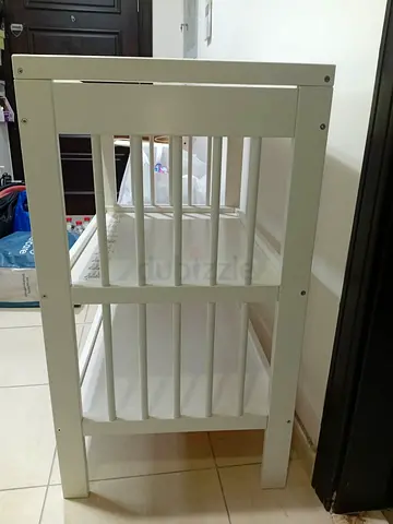 White Baby Dresser with Two Levels