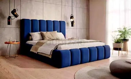 Soft Velvet Bed For Sale With Deep Cushion Comfort