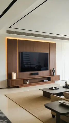 Elegant Entertainment Center with Modern Design