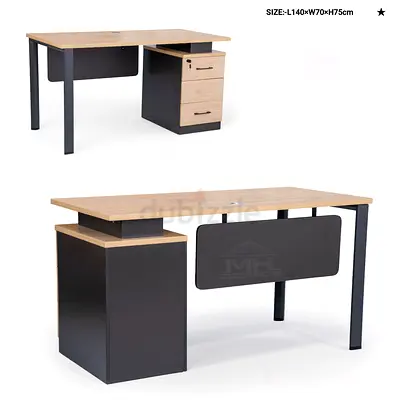 Modern Office Desk with Storage