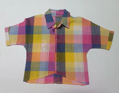 Vibrant Checkered Short Sleeve Shirt