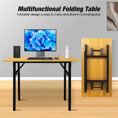 100*50cm Folding Table for Small Spaces, Multi-Functional Portable Desk For Home