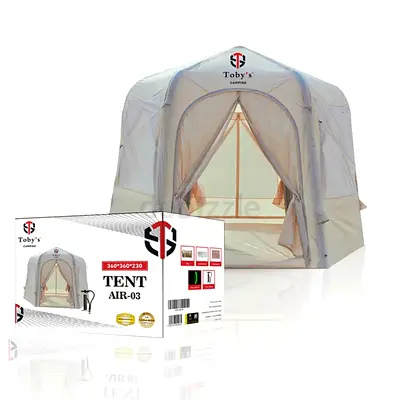 Toby’s Camping tent with Manual Air Pump