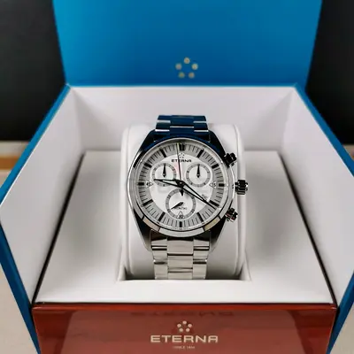 Eterna Kontiki Chronograph Quartz Watch 42mm