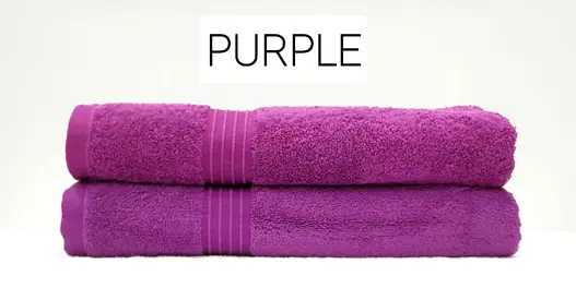 Vibrant Purple Towels - Soft and Absorbent