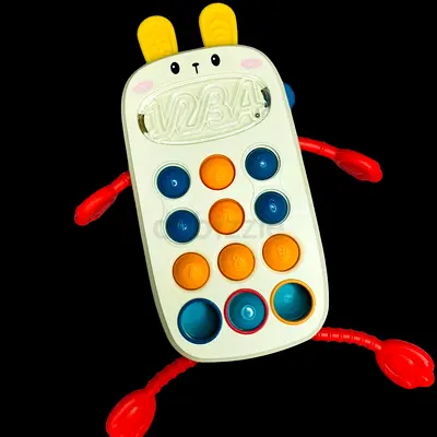 8in1 Rabbit Mobile phone for kids - Pull String Toy