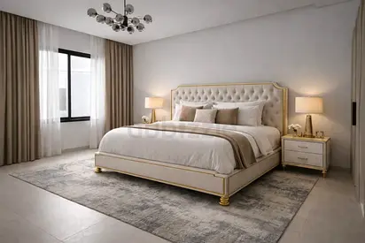 Elegant King Size Bed with Luxurious Design