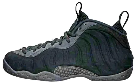 Nike Air Foamposite One, Black Suede Baketball Shoes Sz 45 Exclusive!