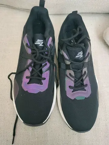 Stylish Black and White Sneakers