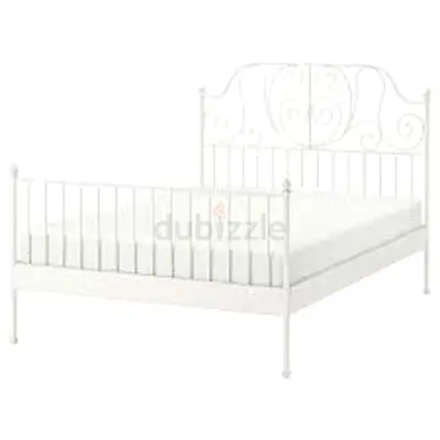 Charming ikea princess metal bed Frame with Mattresses