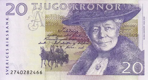 SWEDEN 20 KRONOR BANKNOTE 2002