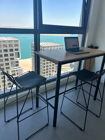 Bar table and stools