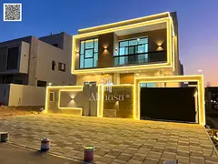 Modern villa with distinctive, personalized finishes for sale in Ajman Located in one of Ajman's