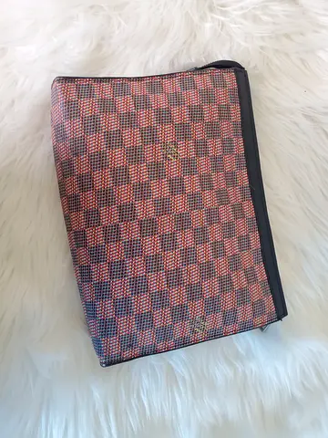 LV LIMITED EDITION Checkered Clutch Bag