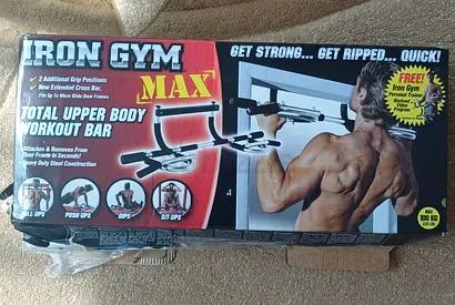 IRON GYM MAX - TOTAL UPPER BODY WORKOUT BAR