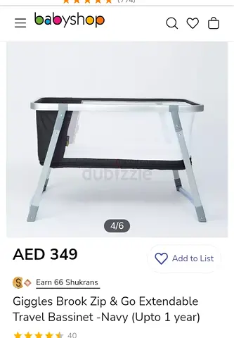 Giggles... Compact and Cozy Travel Crib for Your Little One