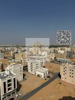 Own a spacious one-bedroom apartment in Al Ghoroub Tower with a flexible 7-year installment plan—n