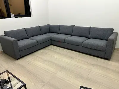 Vimle corner Comfortable Grey Sectional Sofa