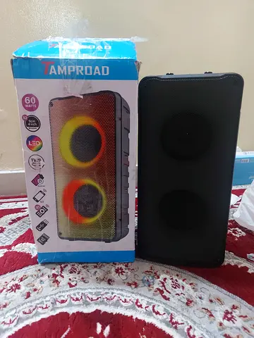 Portable Bluetooth Speaker with LED Lights