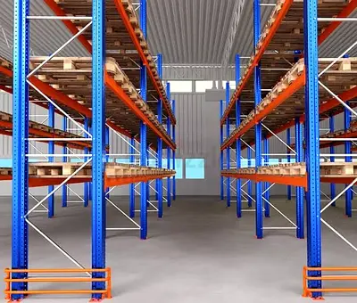 Heavy-Duty Warehouse Racking System