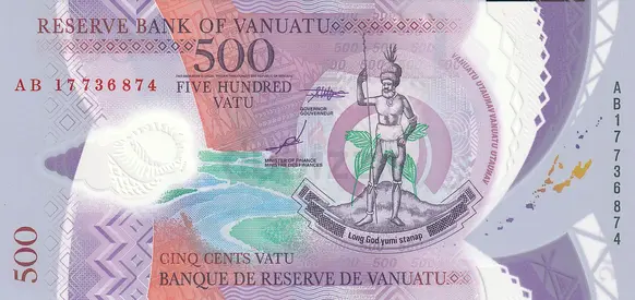 VANUATU 500 VATU BANKNOTE 2017