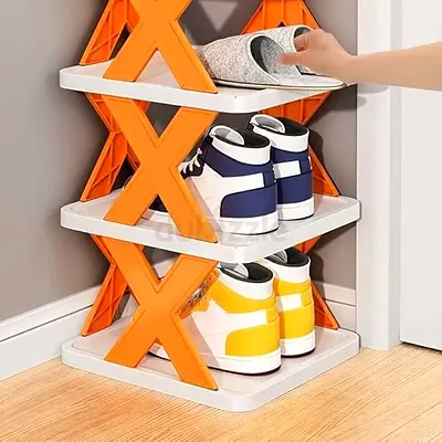 X-Shaped Shoe Rack