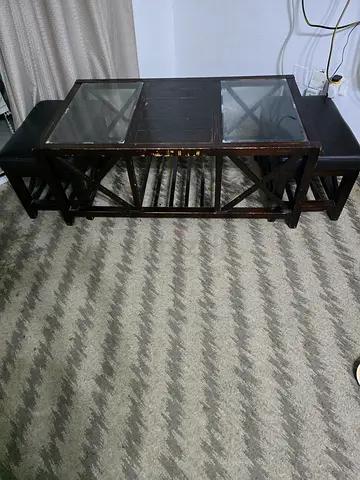 Coffee Table with Glass Top