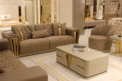 Luxury sofa set for living room