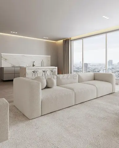 Custom Made Boucle Sofa