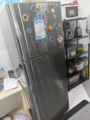 Toshiba Stainless Steel Refrigerator with Accessories