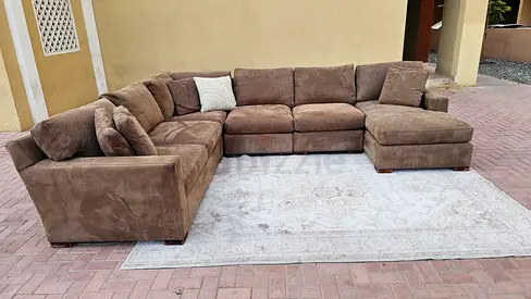 Cratebarrel U Shape sofa