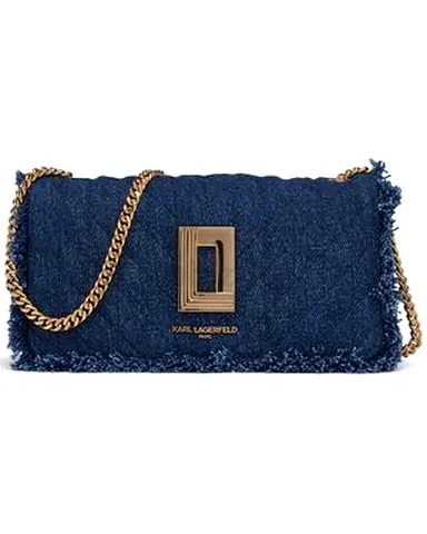 KARL LAGERFELD PARIS Kosette Denim Shoulder Bag
