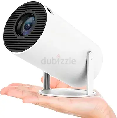 Mini Projector, HY300 Auto Keystone Correction Portable Projector, 4K/ 200 ANSI Smart Projector