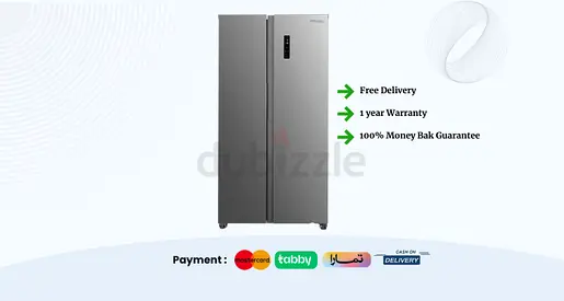 Super General  600L Side-By-Side Refrigerator for Sale with Warranty