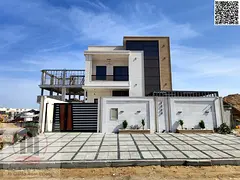 Villas for sale in Al Helio 2 area, Ajman. Elegant design, prime location. Registration fees include