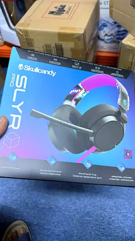 Skullcandy SLYR Pro PS Wired Over-Ear Gaming Headset, 50mm Dynamic Divers, Soft Earpads, Clear Voice
