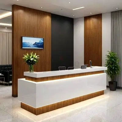 Beautiful hotel reception