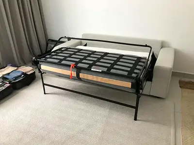 Pull out sofa bed with mattress