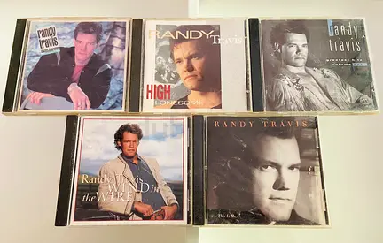 5 Randy Travis Music CD’s