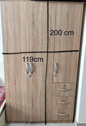 Furniture wooden wardrobe