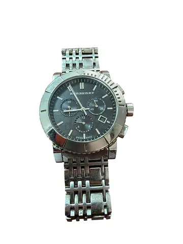 Burberry  BU2304 wristwatch Stainless Steel silver Quartz Chronograph Analog