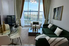 LUXURIOUS LIVING FULLY FURNISHED 2BR PLUS STUDY FOUNTAIN VIEW