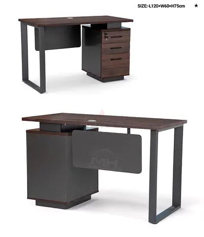 Modern Study Table with Storage